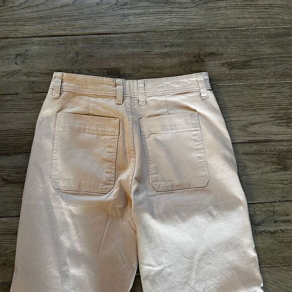 Free Assembly Pale Pink Wide Leg Utility Woven Ankle Pants 8 - Picture 9 of 12